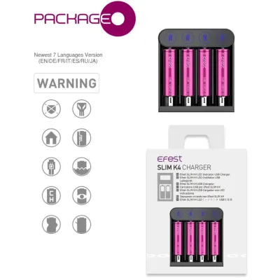 شاحن بطاريات ايفست K4 شاحن بطاريات ايفست K4