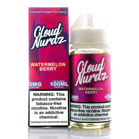 Cloud Nurdz Watermelon Berry 100 Ml Cloud Nurdz Watermelon Berry 100 Ml