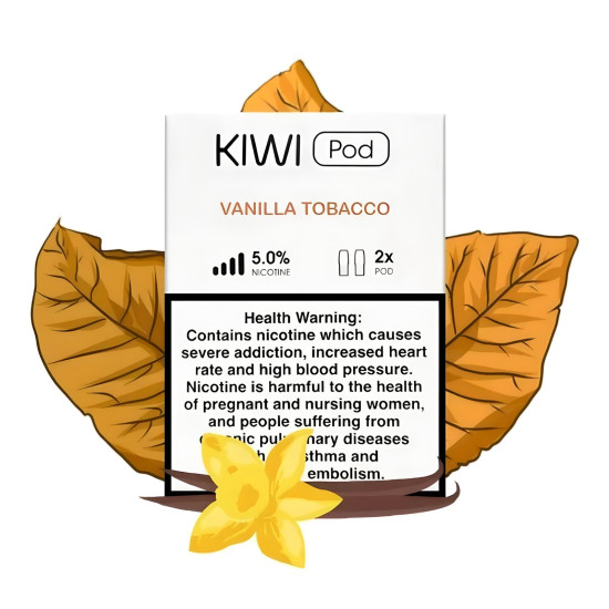 KIWI Prefilled Pod Tobacco Vanilla KIWI Prefilled Pod Tobacco Vanilla