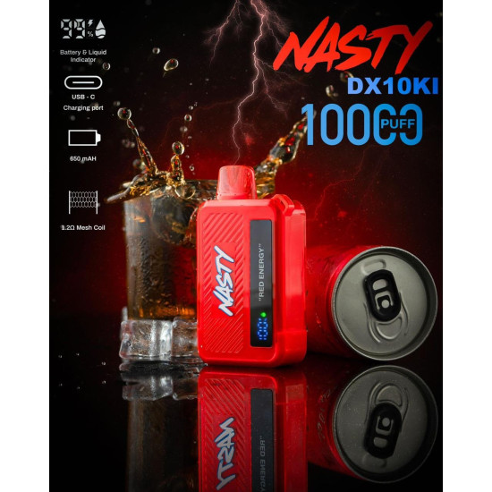 Nasty Bar 10000 Puffs Red Energy Nasty Bar 10000 Puffs Red Energy