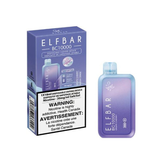 Elf bar BC10000 disposable grape cherry Elf bar BC10000 disposable grape cherry