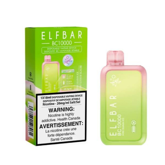 Elf bar BC10000 disposable kiwi guava ice Elf bar BC10000 disposable kiwi guava ice
