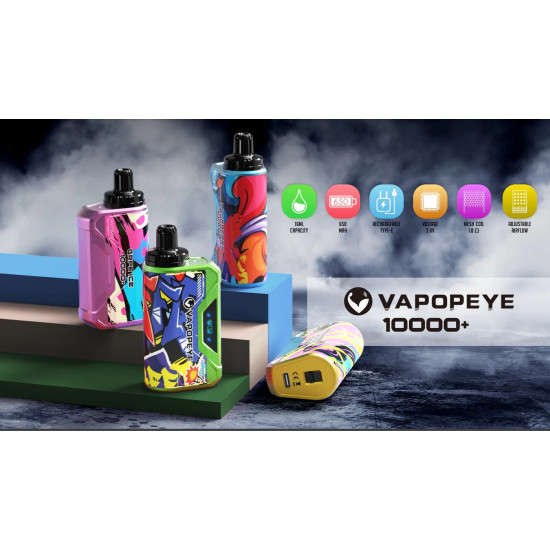 Vapopeye Disposable 10000 Puffs Grape Ice Vapopeye Disposable 10000 Puffs Grape Ice