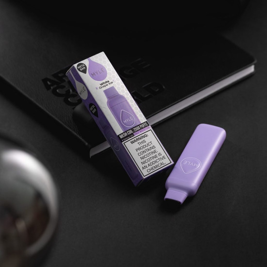 Myle meta bar Disposable 2500 puffs White Grape Myle meta bar Disposable 2500 puffs White Grape