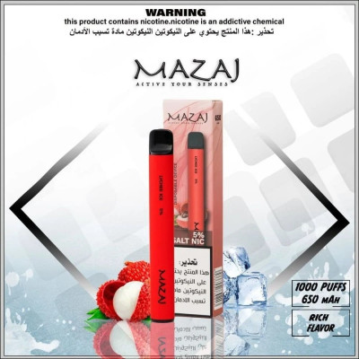 Mazaj 1000 puffs Lychee Ice